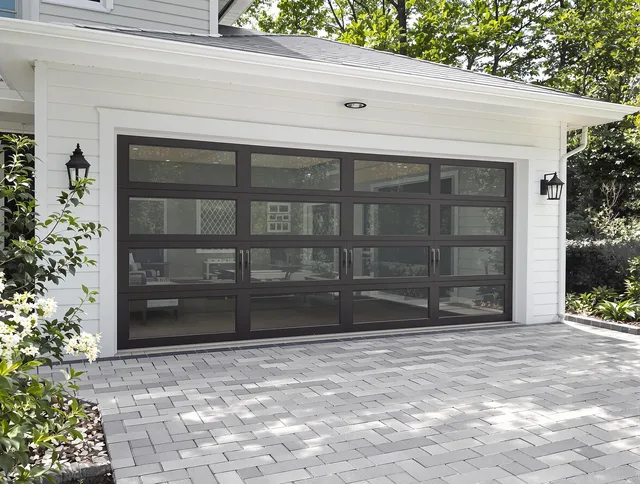 Hemet Garage Door Repair design specialist presenting custom garage door options to Hemet homeowner