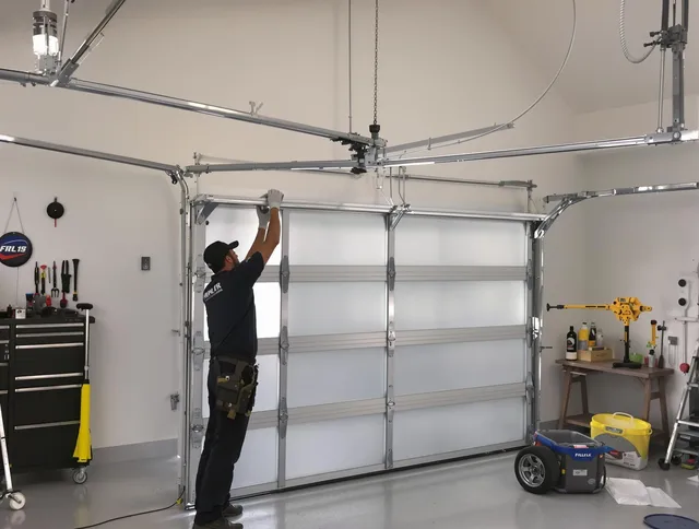 Hemet Garage Door Repair certified team performing precision garage door installation in Hemet
