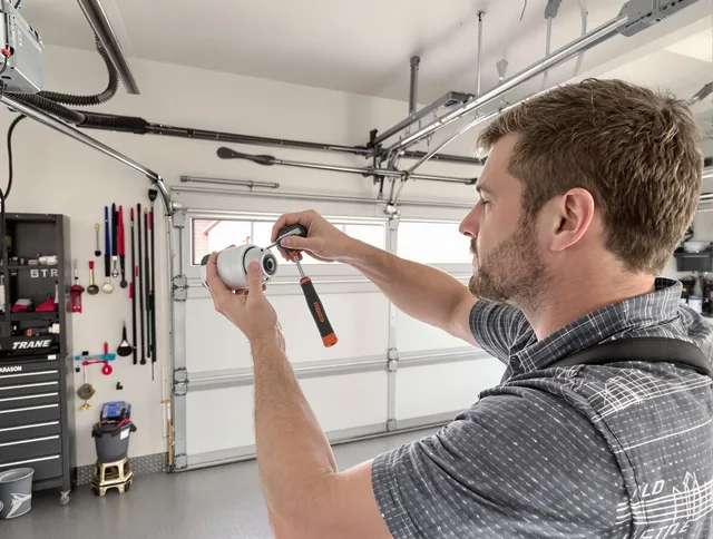 Garage door opener repair service by Hemet Garage Door Repair in Hemet