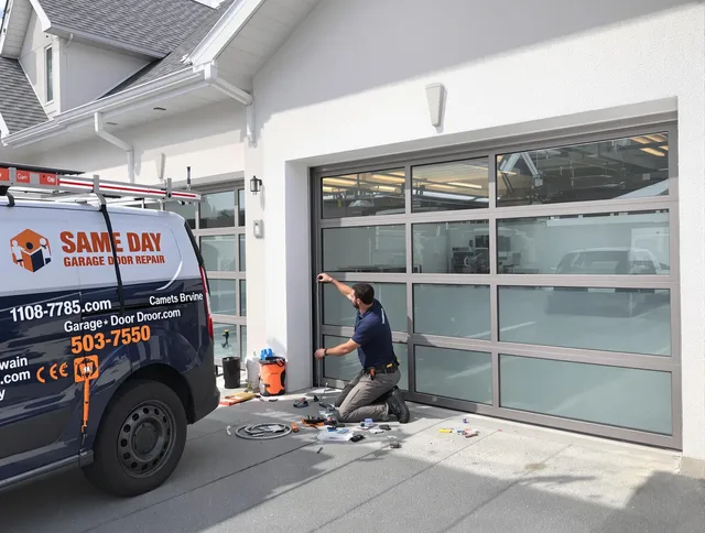 Same-day garage door repair service by Hemet Garage Door Repair in Hemet